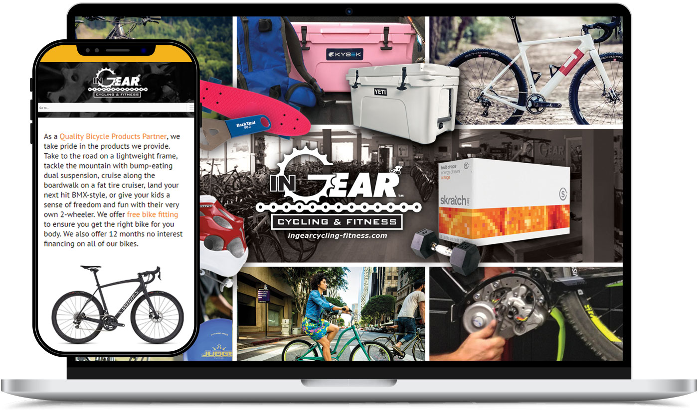 InGearCycling-Website